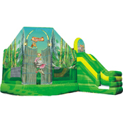 inflatable jungle combo